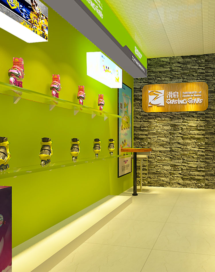 滑啟零售店面效果圖