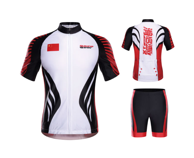 滑啟速度短款分體速滑服套裝